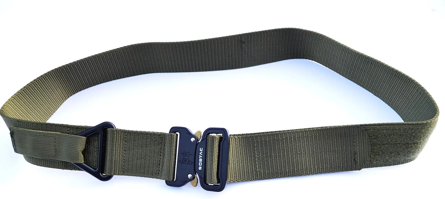 Heavy Duty Gun Belt Tactical Military Metal Lock Buckle Utility Adjustable 30 to 39"