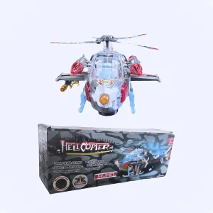 Helicopter Warrior – Powerful Combat Helicopter with Bump & Go Action and Lights and Gift Battery.