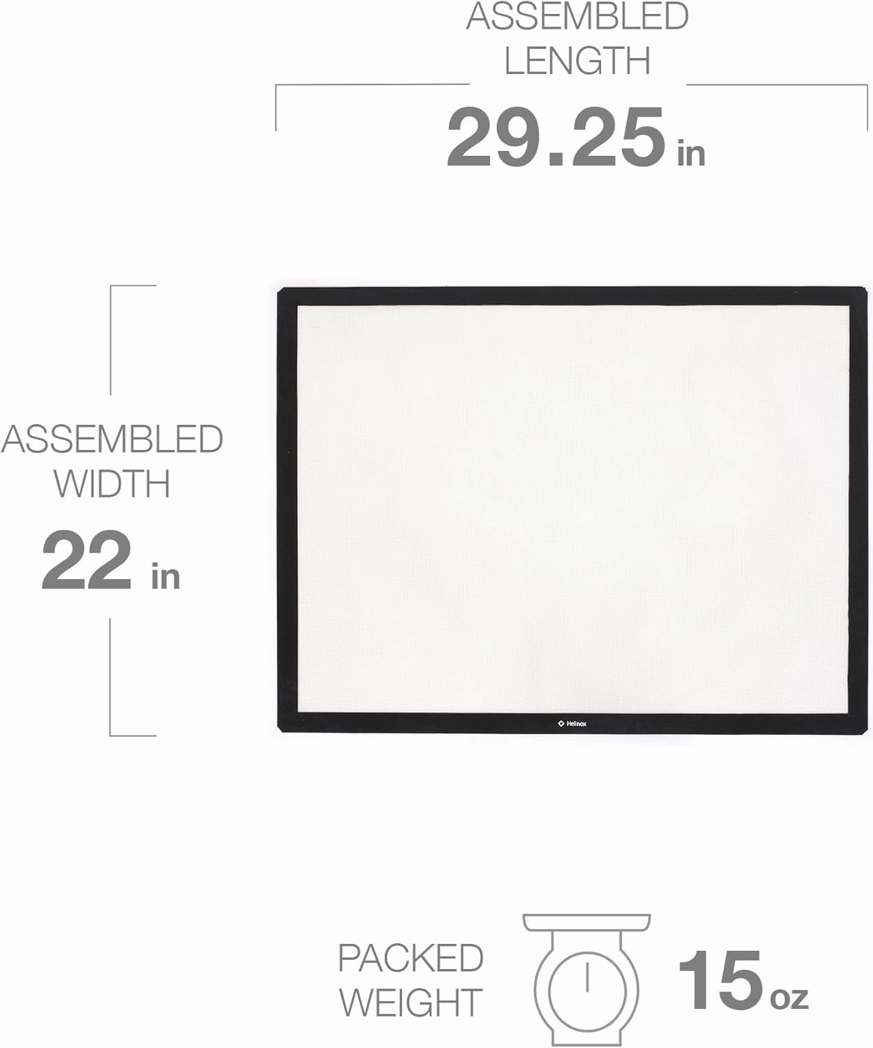 Helinox Silicone Mat for Table One Hard Top, Large