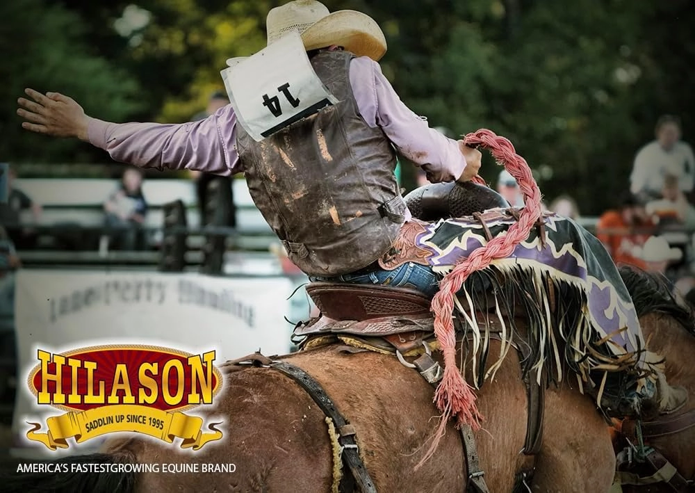 HILASON Western Horse Bull Riding Genuine Leather Rodeo Chaps | Leather Bull Riding Chaps for Men and Women | Bull Riding Chaps | Western Chaps Leather | Unisex Riding Chaps