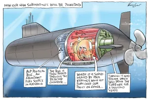 How our New Subs Work | Australian Political Cartoon