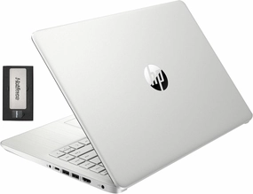 HP Stream 14" HD BrightView Laptop, Intel Celeron N4120, 16GB RAM, 416GB Storage (128GB eMMC   288GB Docking Station Set), Intel UHD Graphics, 720p Camera, Wi-Fi, 1 Year Office 365, Win 11 S, Silver