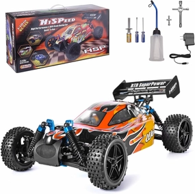 HSP 94106 HSP 1:10 Scale High Speed 65kmh 4WD Off-Road RC Car 2.4Ghz Remote Control Truck,Radio Controlled Off-Road Racing Car Monster Truck RTR