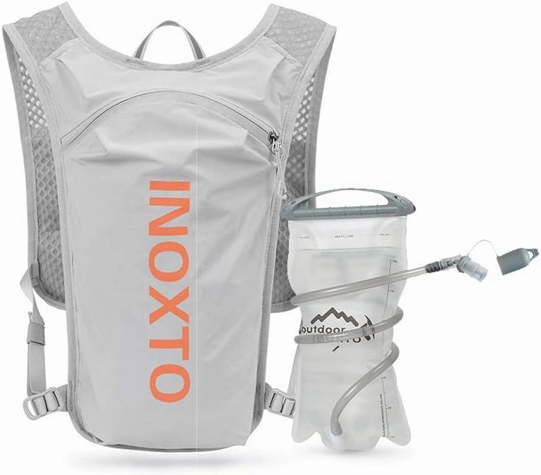 Hydration Pack Backpack,Water Backpack only 130g with 2L Water Bladder for Adults & Kids Hiking Cycling Music Festival.