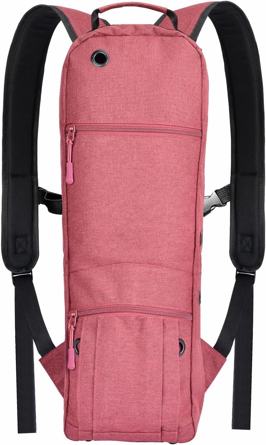 iGuerburn Oxygen Tank Backpack Size D, Portable Oxygen Backpack for D/M15 JD/M22 Cylinder Bag O2 Tank Carrier Holder for Travel (Red)