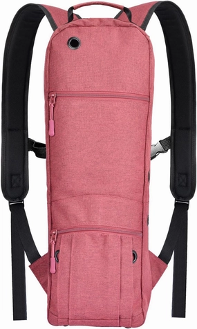 iGuerburn Oxygen Tank Backpack Size D, Portable Oxygen Backpack for D/M15 JD/M22 Cylinder Bag O2 Tank Carrier Holder for Travel (Red)