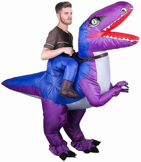 Inflatable Dinosaur Costume Fancy Dress For Adults Halloween Cosplay Costumes