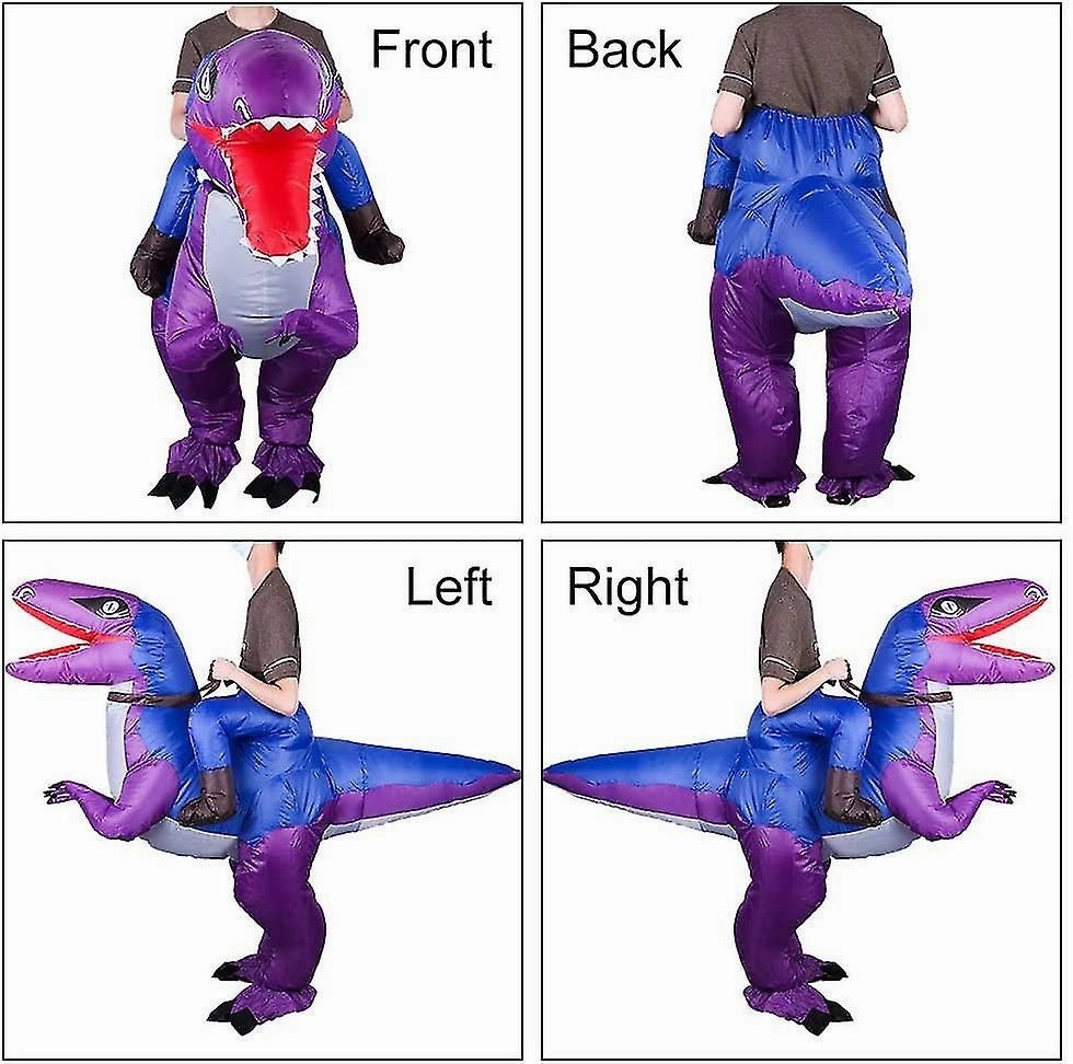 Inflatable Dinosaur Costume Fancy Dress For Adults Halloween Cosplay Costumes