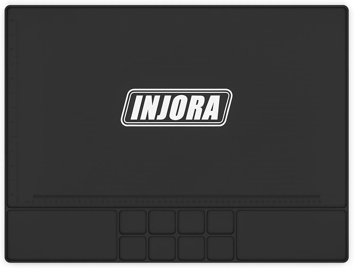 INJORA RC Silicone Pit Mat Repair Work Mat Soldering Mat for RC Car Upgrade (600x450mm)