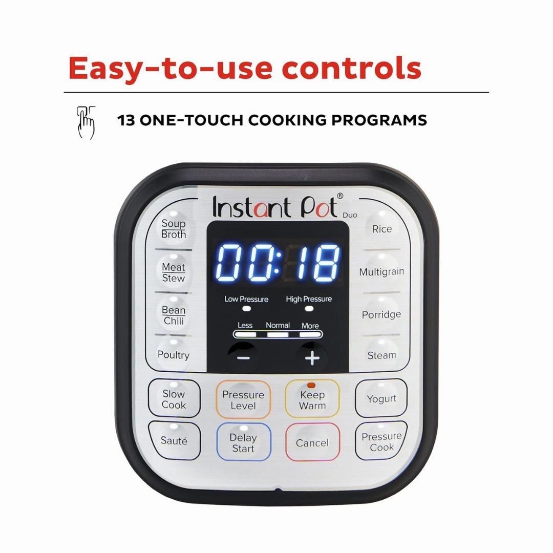 Instant Pot Duo 7-in-1 Multi-Functional Smart Cooker (6 QT/5.7 L)