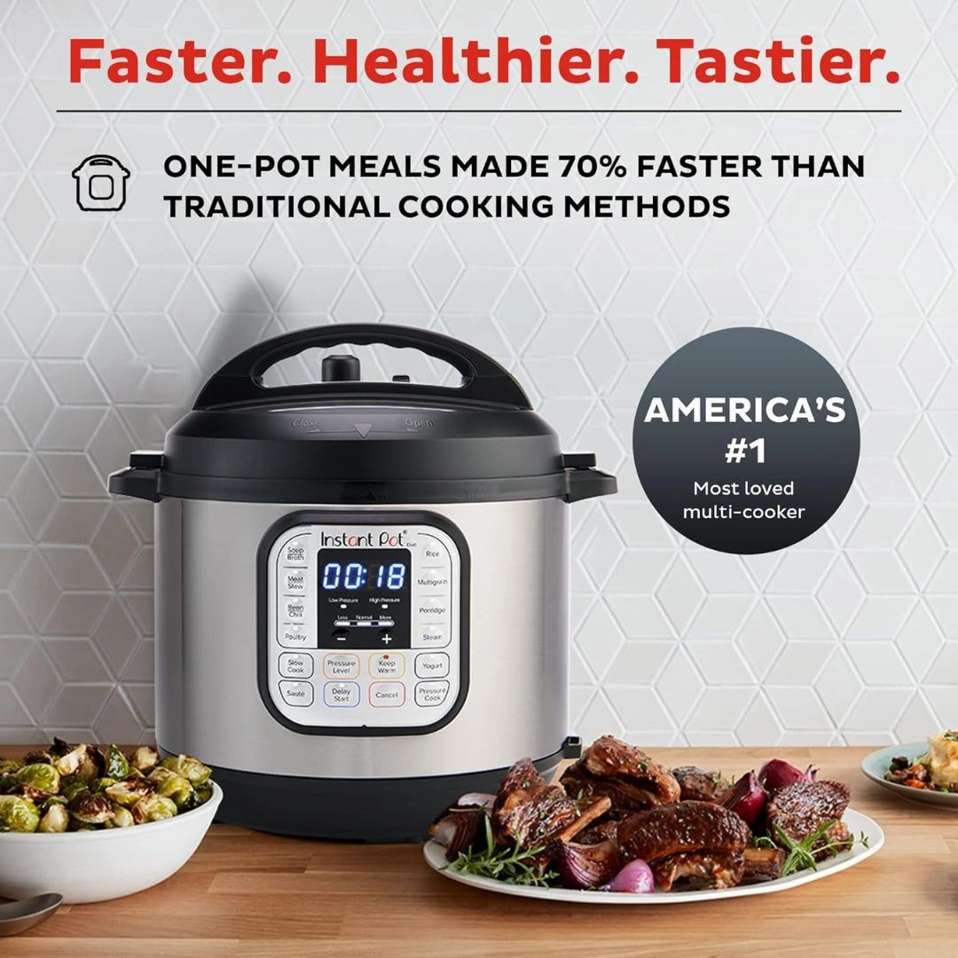 Instant Pot Duo 7-in-1 Multi-Functional Smart Cooker (6 QT/5.7 L)