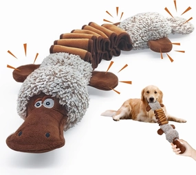 Interactive Platypus Dog Toy - Squeaky & Durable Fun!