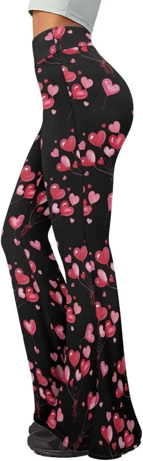 Irisjudy Women's Stretchy Wide Leg Leggings Tie Dye Bootcut Sweatpants Boho Mandala High Waist Yoga Bootleg Pants Slacks