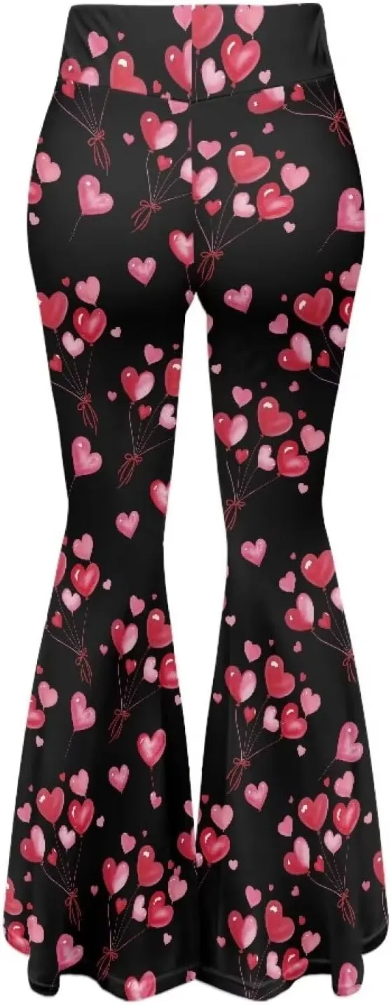 Irisjudy Women's Stretchy Wide Leg Leggings Tie Dye Bootcut Sweatpants Boho Mandala High Waist Yoga Bootleg Pants Slacks