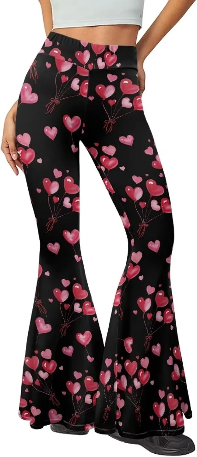Irisjudy Women's Stretchy Wide Leg Leggings Tie Dye Bootcut Sweatpants Boho Mandala High Waist Yoga Bootleg Pants Slacks