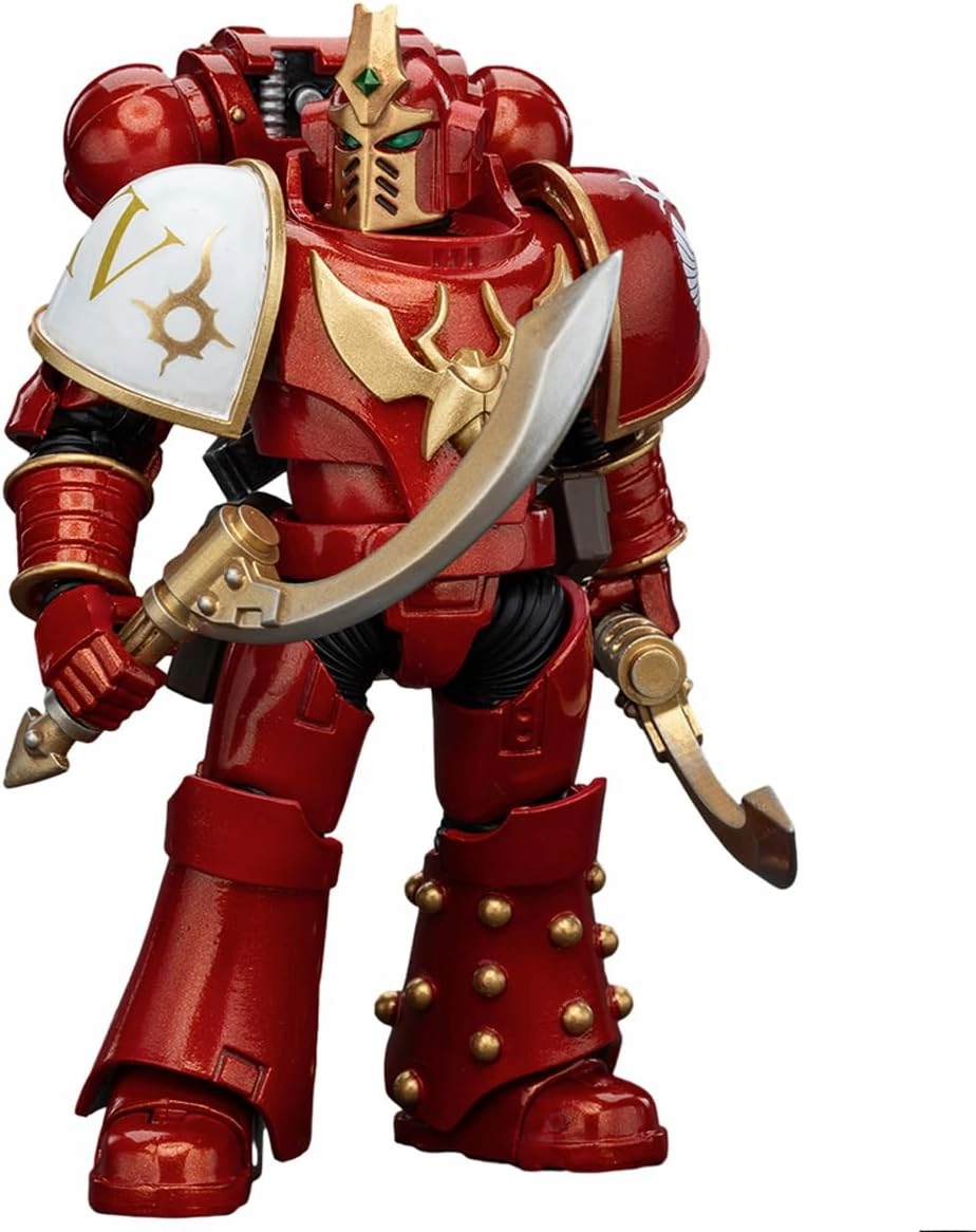 JOYTOY 1/18 Action Figure Warhammer 30K The Horus Heresy Thousand Sons Khenetai Occult Cabal Khenetai Blade Collection Model Birthday Gifts 4.72 inch