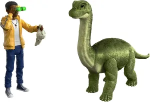 Jurassic World Camp Cretaceous Darius and Baby Brachiosaurus Human and Dino Pack with 2 Action Figures and 2 Accessories, Toy Gift Set and Collectible