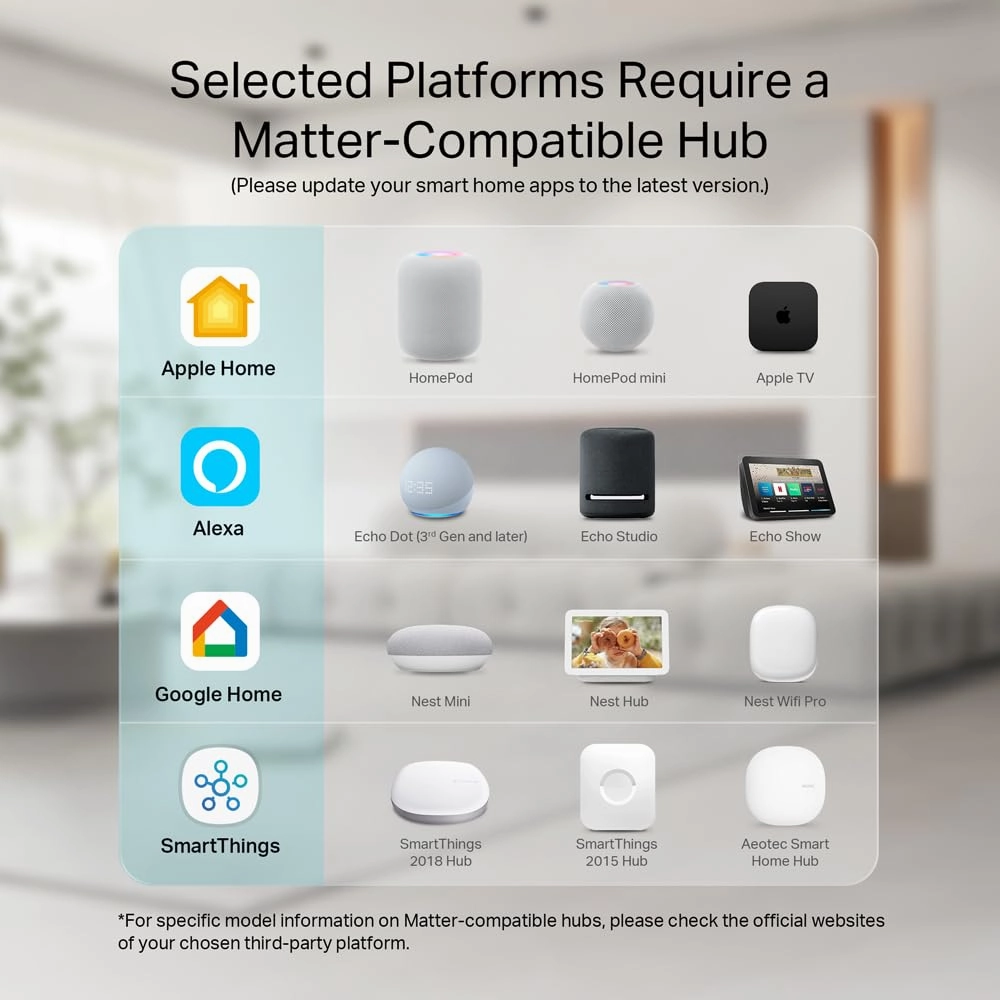 Kasa Matter Smart Light Switch: Voice Control w/Siri, Alexa & Google Assistant, UL Certified, Timer & Schedule, Easy Guided Install, Neutral Wire Required, Single Pole, 2.4GHz Wi-Fi, 3-Pack