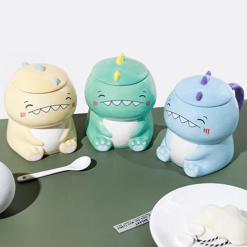Kawaii Ceramic Dinosaur Mug 450ml