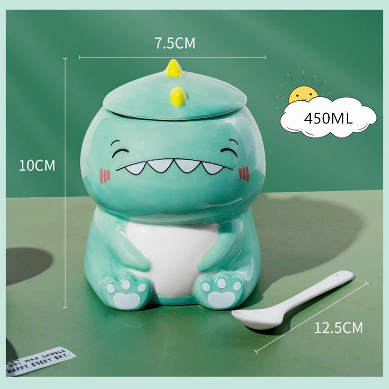 Kawaii Ceramic Dinosaur Mug 450ml
