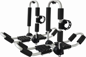 Kayak Roof Rack, Foldable and Universal Mounting Kayak Racks for Roof Rack Rooftop Kayak Carrier for SUV Cars
