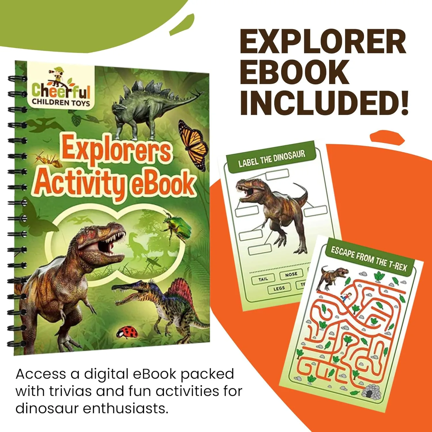 Kids Explorer Costume including Safari Vest and Hat - Boys & girls aged between 4-6 - Role play as paleontologist, zoo keeper, park ranger or fishing