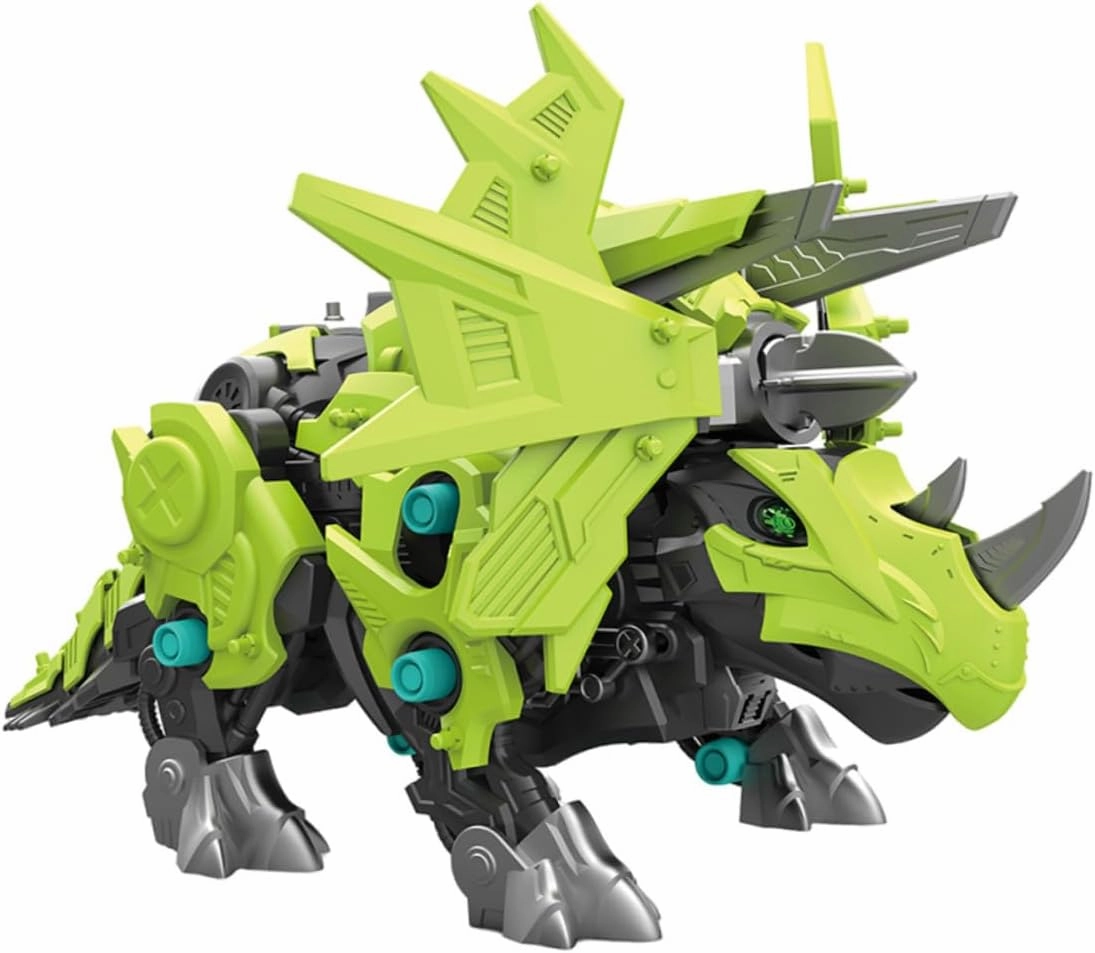 Kisangel 1Set Assembled Dinosaur Building Blocks Mechanical Tyrannosaurus for Safe Material Engaging Educational Color