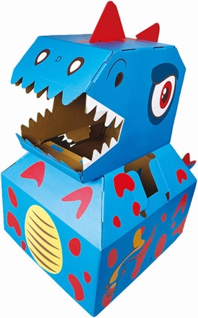 Kisangel Role-playing Dinosaur Paper Model Boys' Craft Fun Educational Toy Dinosaur Clothes