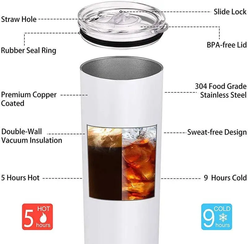 Kobe Bryant 20oz Tumbler – Basketball Legend Edition (with Straw)