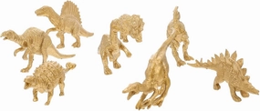 KOMBIUDA 8pcs Realistic Dinosaurs Toys Mini Dino Skull Crawlers for Dinosaur Party Decorations
