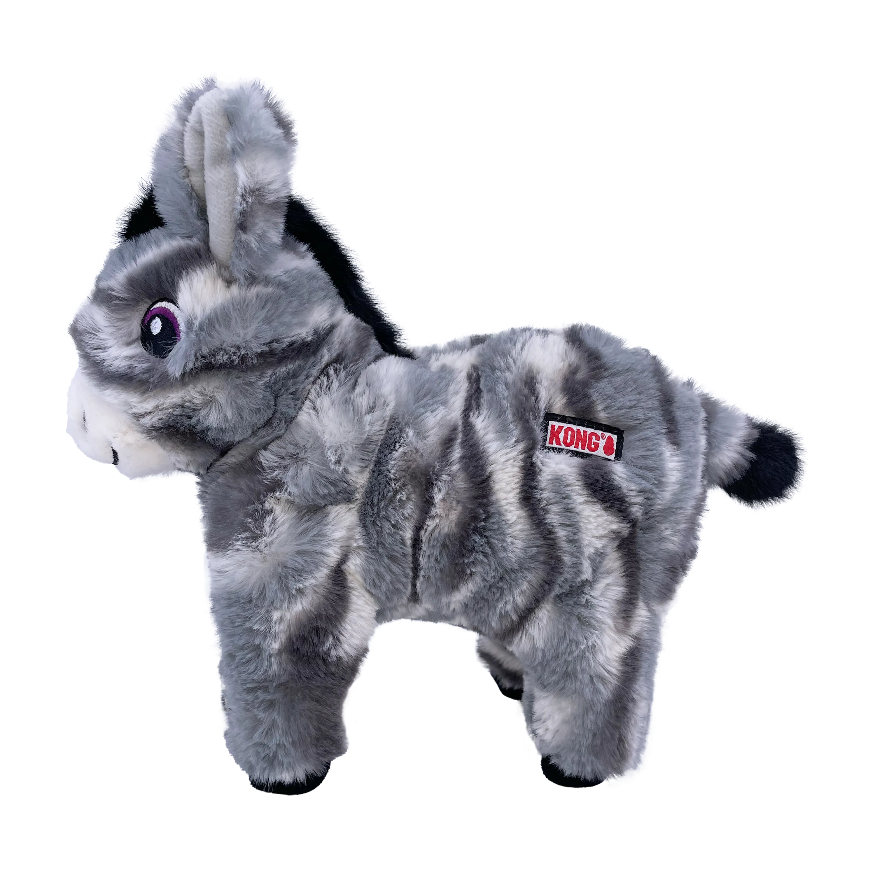 Kong Dog Low Stuff Stripes Donkey
