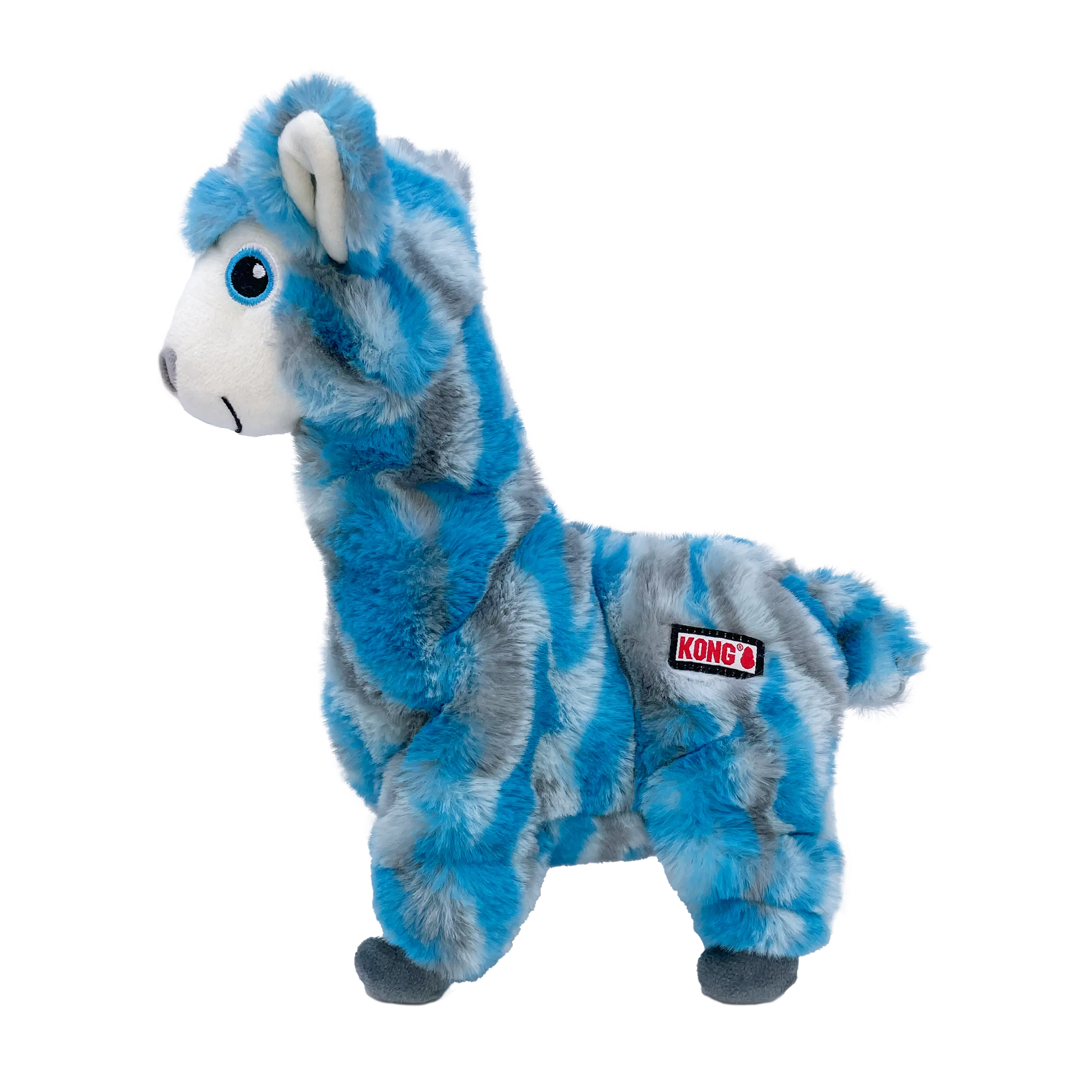 Kong Dog Low Stuff Stripes Llama