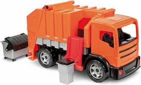 Ksmtoys Construction Toys Powerful Giants Toy Garbage Truck with Garbage and Recycle Bin and Dumpster in Yellow and Black Toys for Boys or Girls Age 3 