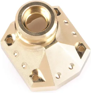KYX Racing CNC Machined Brass Front Rear Axle Housing Output Differential Cover Upgrades Parts Accessoriesfor 1/10 RC Crawler Car Axial Capra Unlimited Trail Buggy UTB(1 pcs)