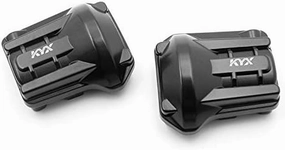 KYX Racing Aluminum Alloy Front & Rear Differential Cover Upgrades Parts Accessoriesfor 1/10 RC Crawler Car TRX6 6x6 G63