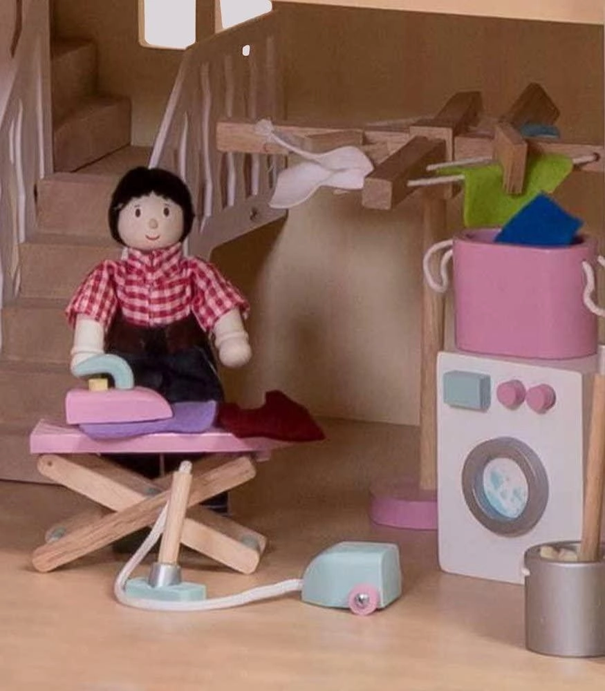 Le Toy Van Wooden Doll House Laundry Room
