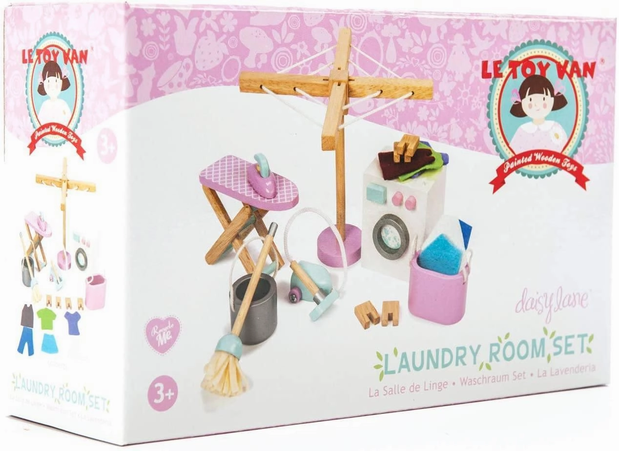 Le Toy Van Wooden Doll House Laundry Room