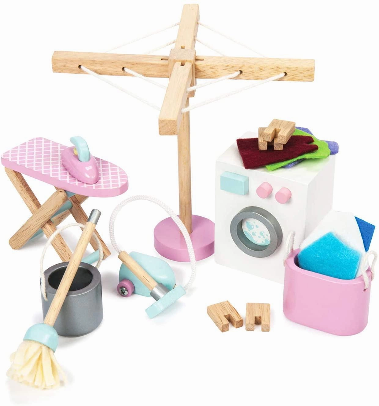 Le Toy Van Wooden Doll House Laundry Room
