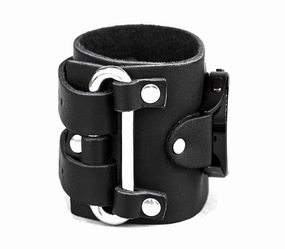 Leather wide cuff band 18mm 20mm 22mm Compatible with Samsung Galaxy Watch Classic Active Gear S2 S3 Classic Sport Frontier Pro and other Smart watches with a classic lug, Handmade UA 2108