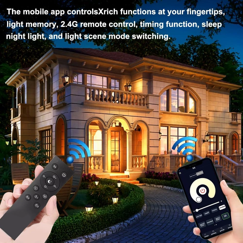 LED Bulb with a 2.4GHz Remote Control, A60 12W Color Changing Smart Light Bulb for Lamp, Bderoom, Mood Soothing,12W 1000lm,60W Equivalent,Dimmable 1% to 100% 3000-6500K,2 Bulb & Remote