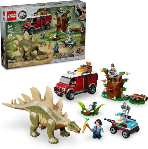LEGO Jurassic World Dinosaur Missions: Stegosaurus Discovery Building Set - Dinosaur Toys Pretend Play Set with 2 Minifigures for Boys & Girls, Ages 6  - Gift Ideas for Kids - 76965