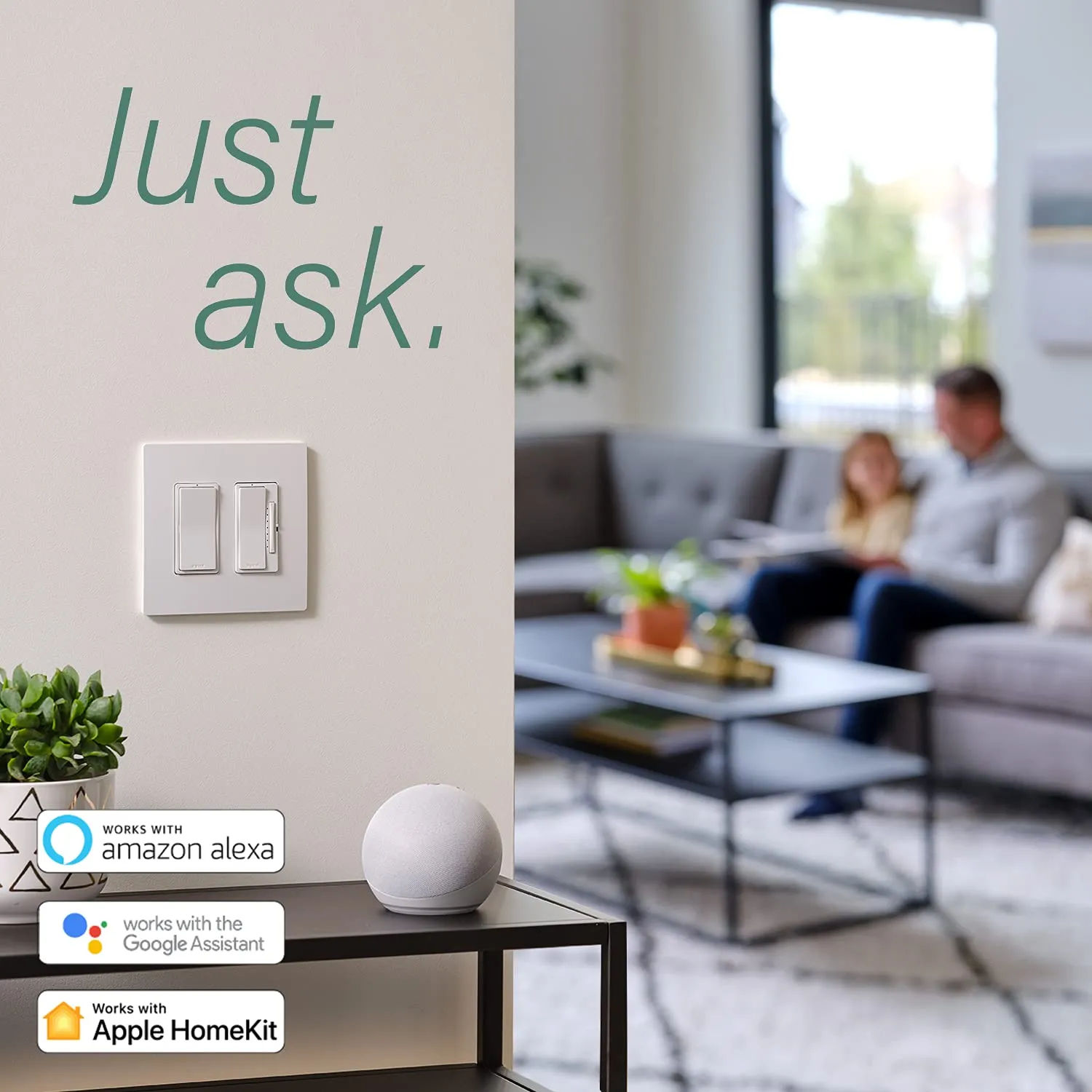 Legrand Radiant WNRL10WH Smart Switch with Netatmo, Compatible with Alexa, Google Assistant & Apple HomeKit, White (1 Count)