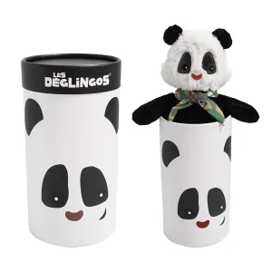 LES DÉGLINGOS Deglingos Big Simply Rototos - Panda in Box Plush Toy Black