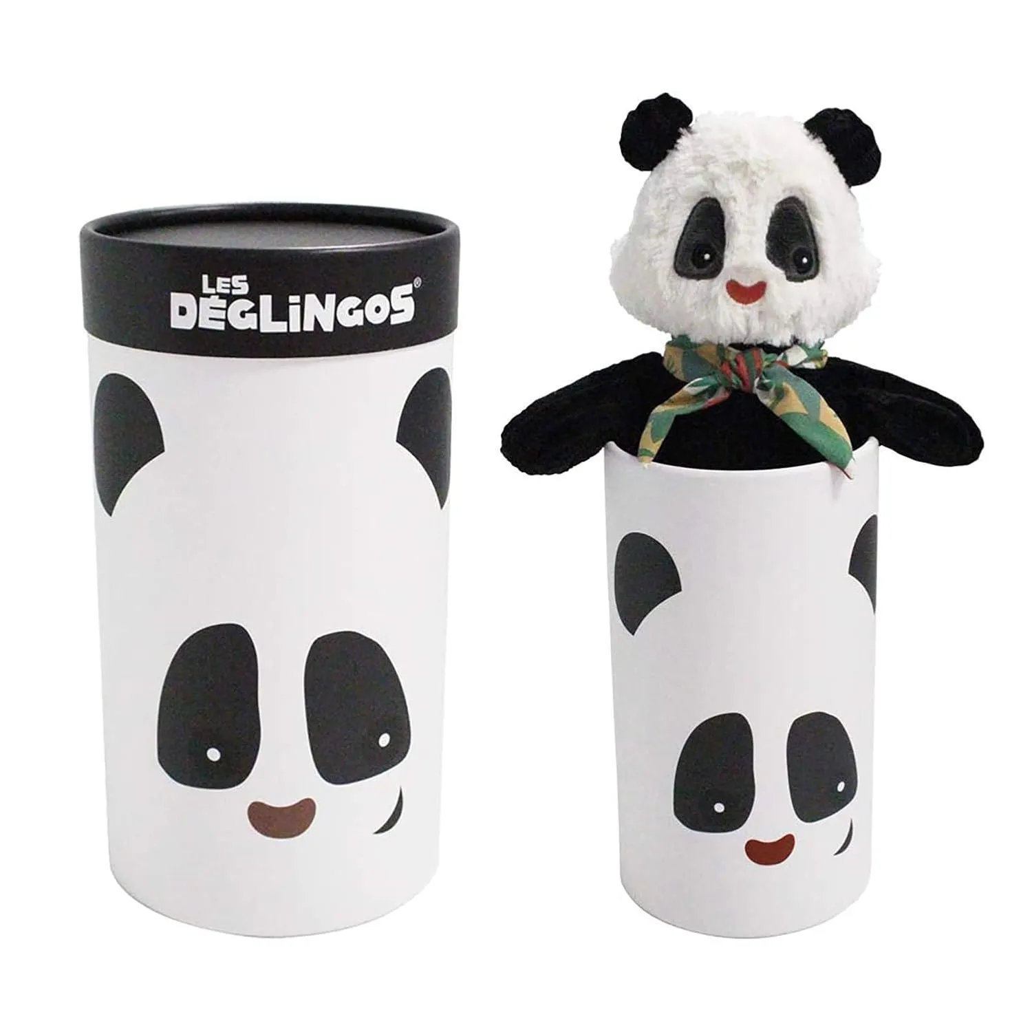LES DÉGLINGOS Deglingos Big Simply Rototos - Panda in Box Plush Toy Black