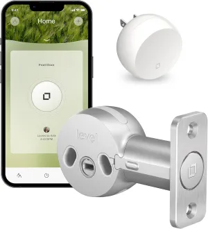 Level Bolt (Wi-Fi) Smart Deadbolt - Make Your Lock Smart & Keep Existing Hardware and Keys - Lock/Unlock from Anywhere - Level App for iOS & Android - Works with Apple Home, Alexa & Google Home