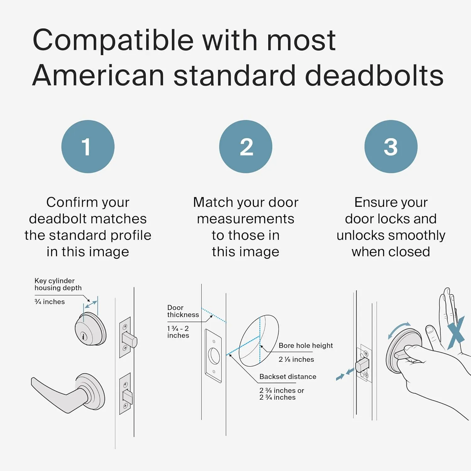 Level Lock  WiFi Deadbolt Smart Lock - World's Smallest Smart Lock Plus Apple Home Key - Lock/Unlock Anywhere - Level App for iOS & Android - Works with Apple Home, Alexa, GoogleHome (Satin Chrome)