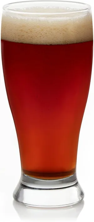Libbey Classic Pub Beer Glasses Party Pack, Stackable, Modern Bar Glassware Set of 12, Large All Purpose Pint Beer Glasses for Stouts, Ales and More