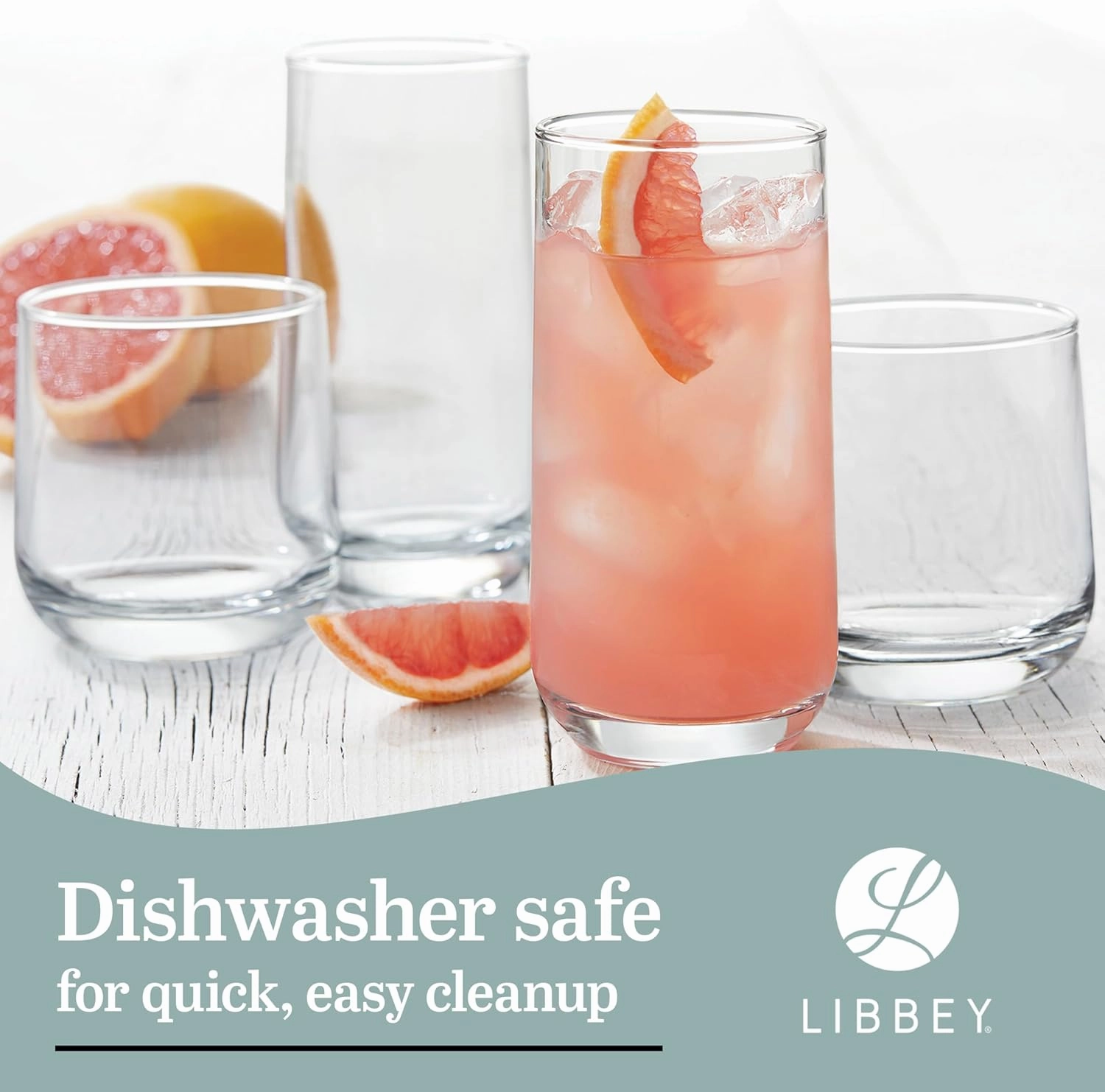Libbey Ascent 16-Piece Tumbler and Rocks Glass Set