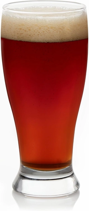Libbey Classic Pub Beer Glasses Party Pack, Stackable, Modern Bar Glassware Set of 12, Large All Purpose Pint Beer Glasses for Stouts, Ales and More