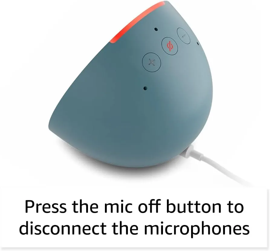 Like-New Amazon Echo Pop (newest model), Our smallest Alexa speaker, Fits in any room, Lavender Bloom